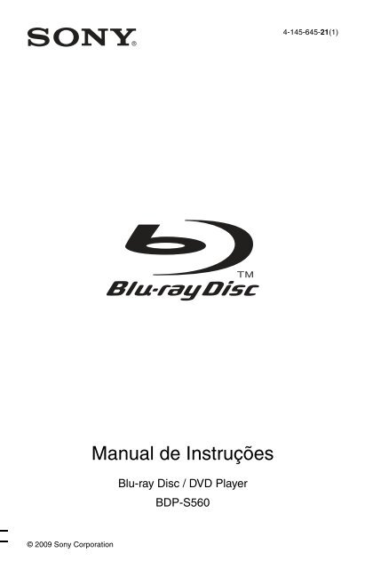 Sony BDP-S560 - BDP-S560 Consignes d&rsquo;utilisation Portugais