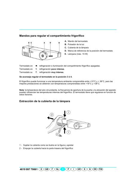 KitchenAid RF 2255 - RF 2255 ES (853917229020) Scheda programmi