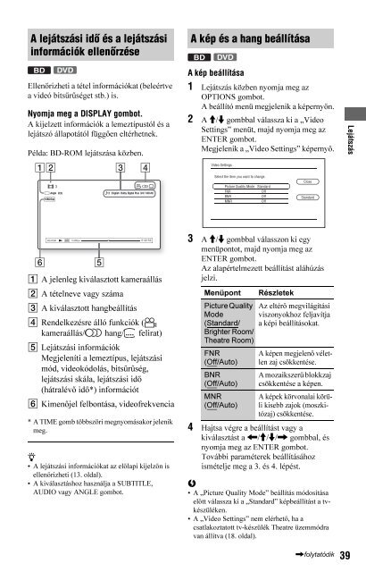 Sony BDP-S560 - BDP-S560 Consignes d&rsquo;utilisation Hongrois