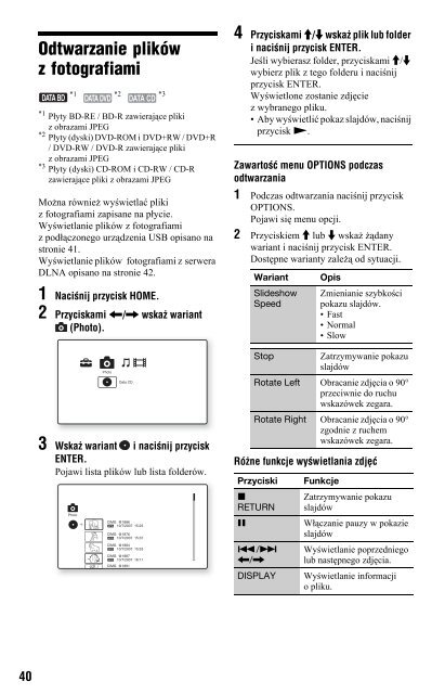 Sony BDP-S560 - BDP-S560 Mode d'emploi Polonais