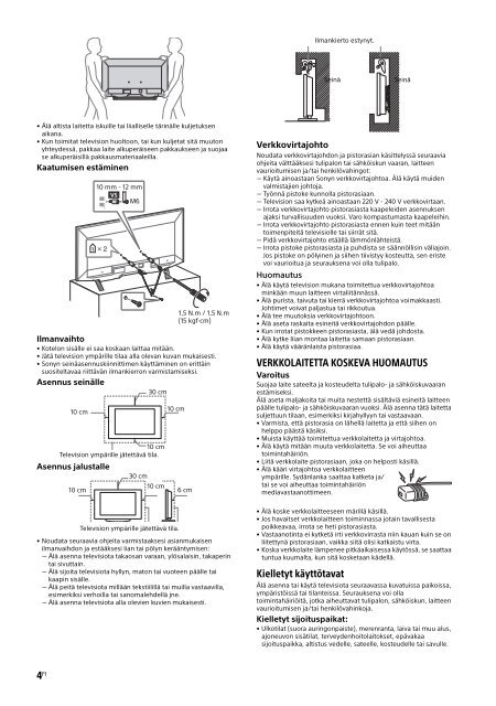 Sony KDL-48WD650 - KDL-48WD650 Mode d'emploi Danois