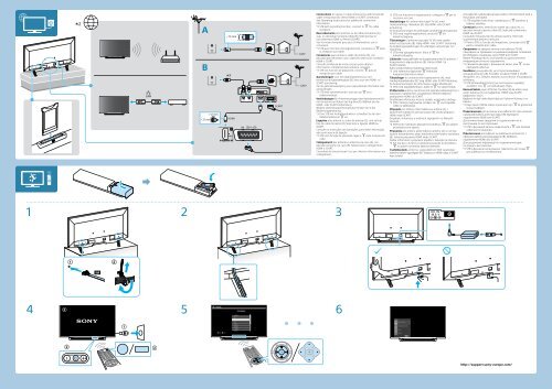 Sony KDL-48WD650 - KDL-48WD650 Guide-de-configuration Roumain