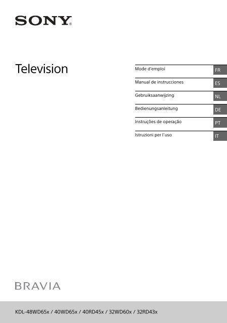 Sony KDL-48WD650 - KDL-48WD650 Mode d'emploi Espagnol