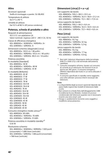 Sony KDL-48WD650 - KDL-48WD650 Mode d'emploi Espagnol