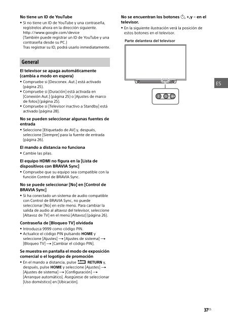 Sony KDL-48WD650 - KDL-48WD650 Mode d'emploi Espagnol