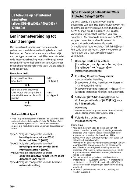 Sony KDL-48WD650 - KDL-48WD650 Mode d'emploi