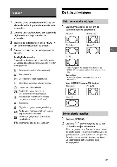 Sony KDL-48WD650 - KDL-48WD650 Mode d'emploi