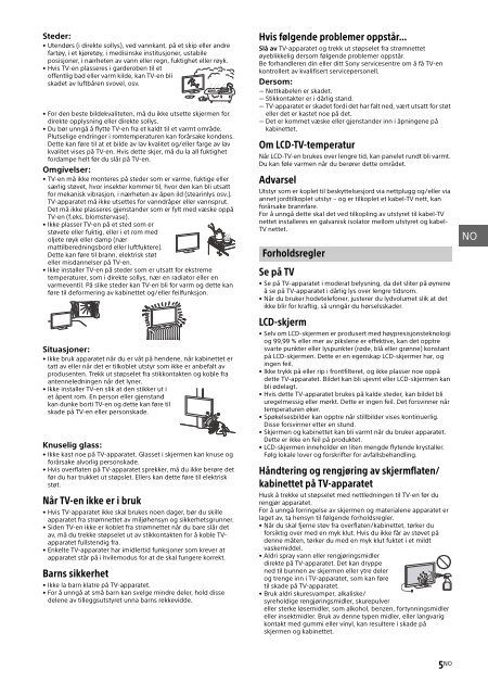 Sony KDL-48WD650 - KDL-48WD650 Mode d'emploi Su&eacute;dois