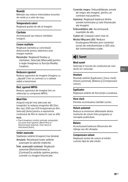 Sony KDL-48WD650 - KDL-48WD650 Mode d'emploi Turc