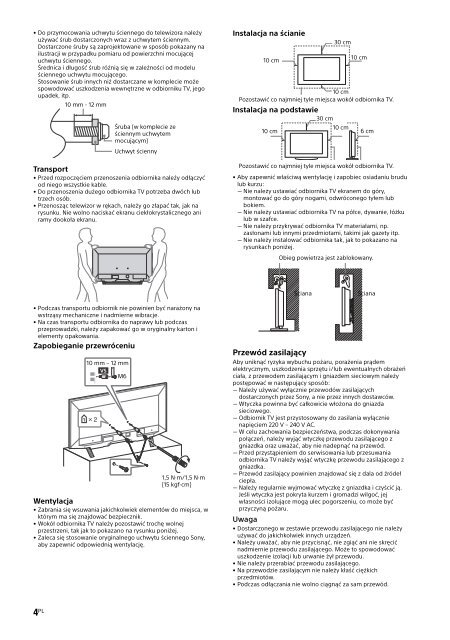 Sony KDL-48WD650 - KDL-48WD650 Mode d'emploi Polonais