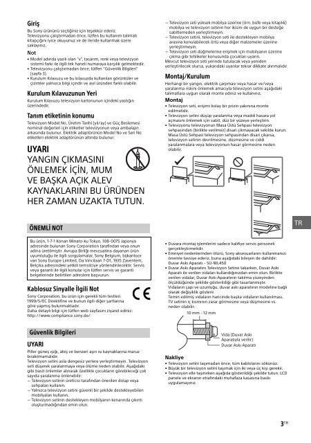 Sony KDL-48WD650 - KDL-48WD650 Mode d'emploi Tch&egrave;que