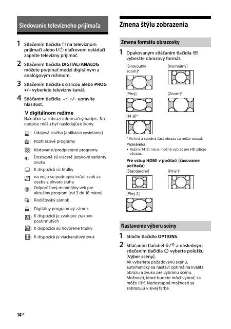 Sony KDL-48WD650 - KDL-48WD650 Mode d'emploi Tch&egrave;que