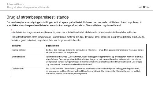 Sony VPCF13S1R - VPCF13S1R Mode d'emploi Danois