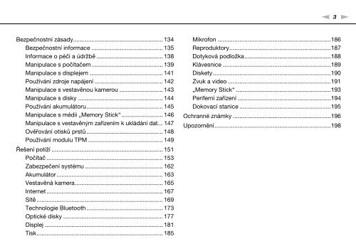 Sony VGN-SR57S - VGN-SR57S Mode d'emploi Tch&egrave;que