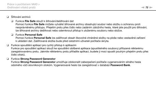 Sony VGN-SR57S - VGN-SR57S Mode d'emploi Tch&egrave;que