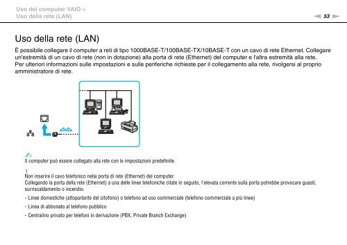 Sony VGN-FW41ZJ - VGN-FW41ZJ Mode d'emploi Italien