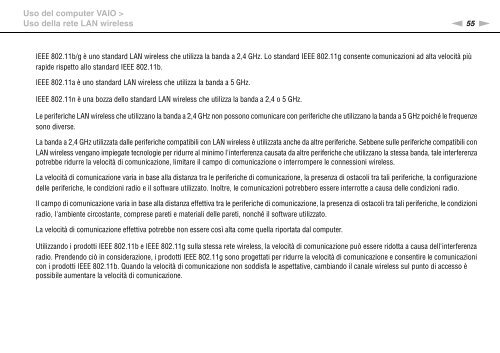 Sony VGN-FW41ZJ - VGN-FW41ZJ Mode d'emploi Italien