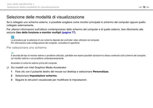 Sony VGN-FW41ZJ - VGN-FW41ZJ Mode d'emploi Italien