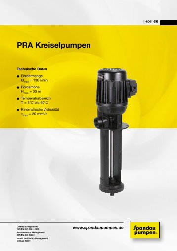 PRA-Kreiselpumpen