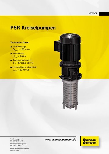 PSR-Kreiselpumpen