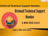 1-844-355-5111 Dishmail Technical Support Number