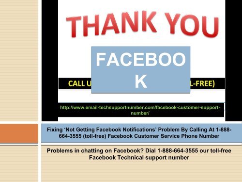 Dial 1-888-664-3555 Facebook Technical support To Deal With The Problems