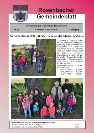 Rosenbacher Gemeindeblatt