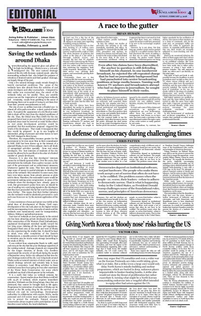 The Bangladesh Today (04-02-2018)