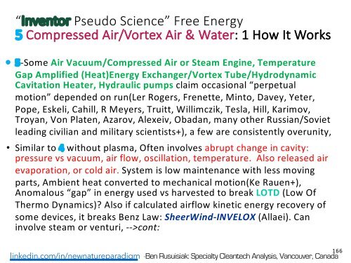 Սառը միջուկային սինթեզի, Նիկոլա Տեսլա էներգիան գոյություն ունի, բացի տերմոդինամիկ ազատ էներգիայից... = իսկապես կեղծ գիտություն՞
