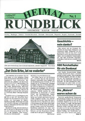 Heimat-Rundblick Nr. 1 1987