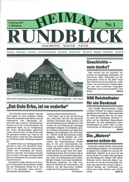 Heimat-Rundblick Nr. 1 1987