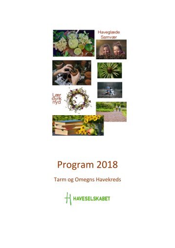 Program 2018    -    Tarm og Omegn Kreds