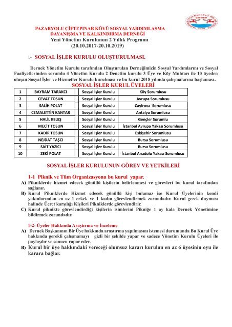 Dernek denetim kurulu raporu ne zaman verilir Dernek denetim kurulu raporu ne zaman verilir