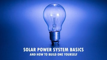Solar power system basics