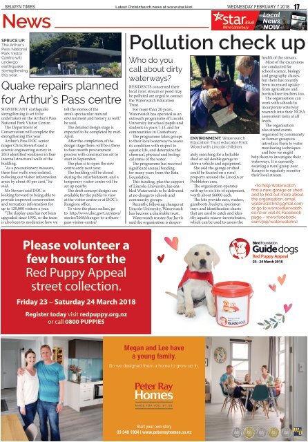 Selwyn Times: February 07, 2018