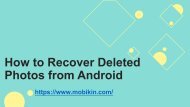 How to Recover Deleted PhotosPictures from Android