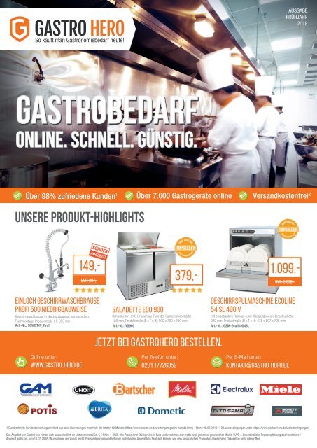 GastroHero Katalog Frühjahr 2018