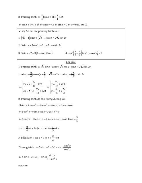 Phương trình lượng giác 11 ( đầy đủ lí thuyết bài tập )