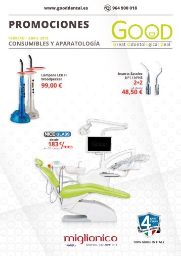 GOOD | Promociones Feb-Abr 2018 | Consumibles y aparatologia