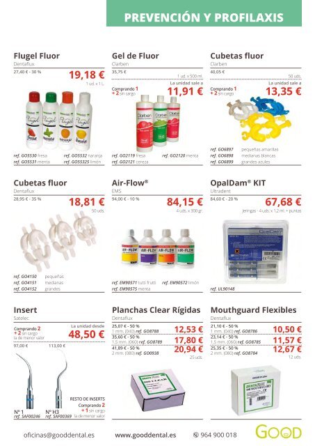 GOOD | Promociones Feb-Abr 2018 | Consumibles y aparatologia