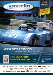 Merlin Motorsport 2018 Catalogue