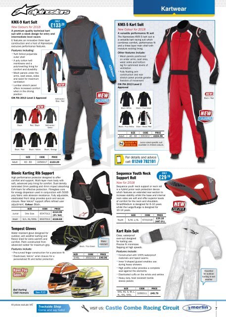 Merlin Motorsport 2018 Catalogue