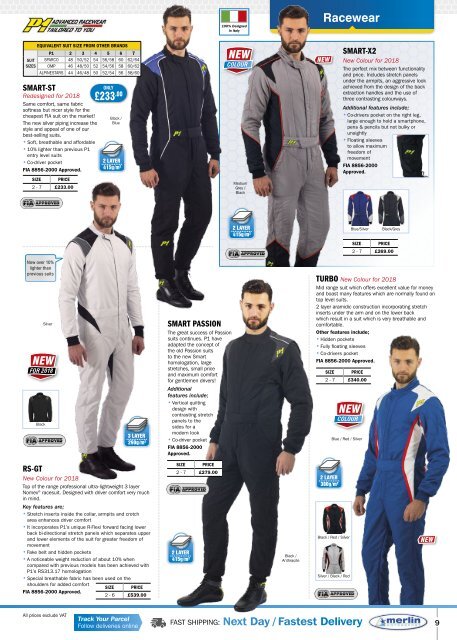 Merlin Motorsport 2018 Catalogue