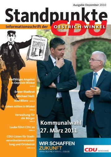 Erster Stadtrat Michael Heil - CDU Stadtverband Oestrich-Winkel