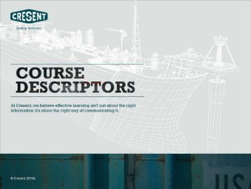 Cresent - Course Descriptors Catalogue