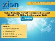 Global Cyber Security Market, 2015 – 2021