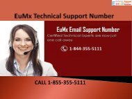 1-844-355-5111 EuMx Technical Support Number