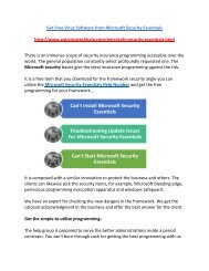 GEt FrEe Virus SoFtwarE from MiCroSoft SeCuriTy EssEntiAls