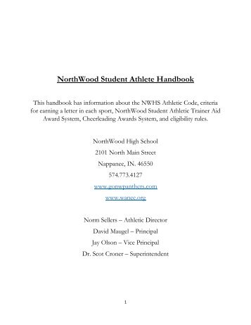 NWHS Student Athlete Handbook Revision 2018 (1)