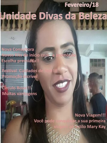 Revista- Capa Sirleide -Fevereiro 2018